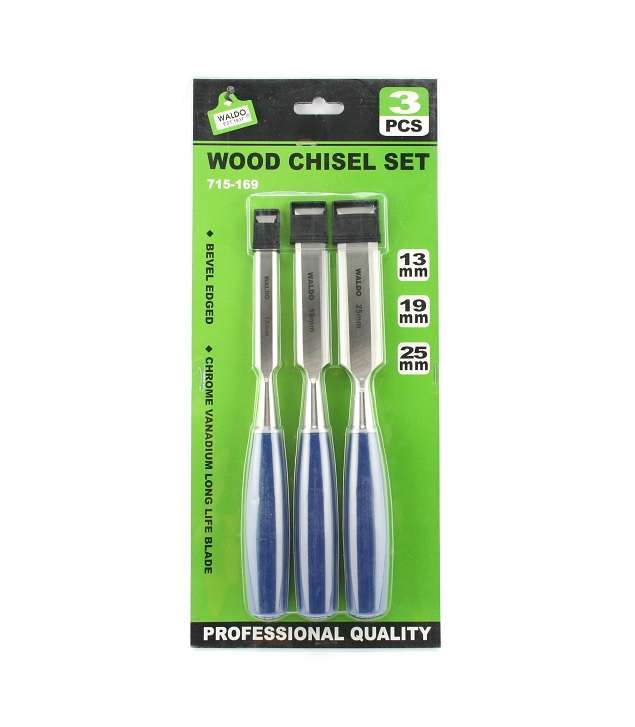 Chisel Set - Wood (3 Piece - 13mm 19mm and 25mm)