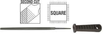 File AFile Square 2nd Cut 150mm Sleeve