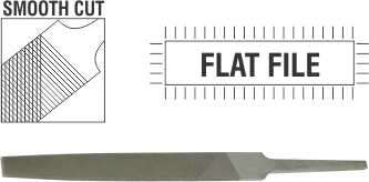 File AFile Slim Taper 125mm