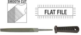 File AFile Flat Smooth 150mm Sleeve