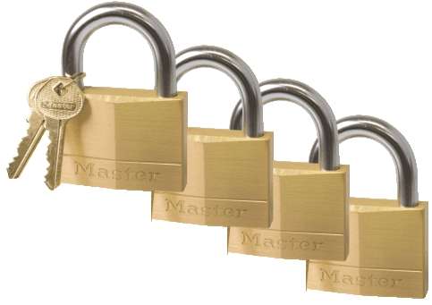 Padlock Master 20mm K|a Carded Pk|4