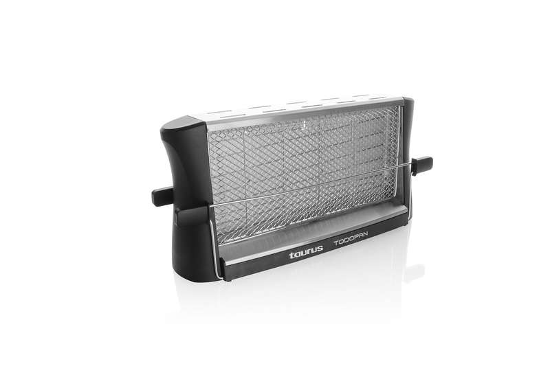 Taurus - 2 Slice 700W Todopan Toaster - Black