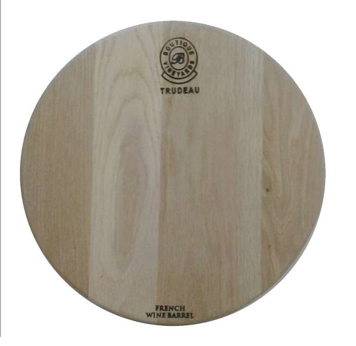 Trudeau Small Round Serving Board
