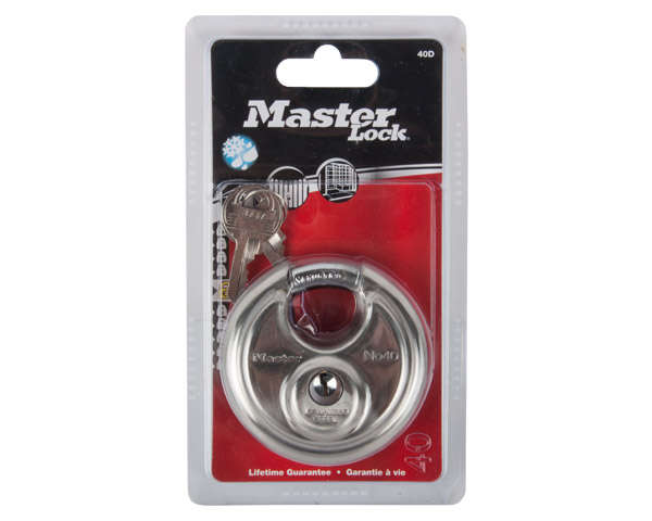 Master Lock Steel Disc Pad Lock - 70mm