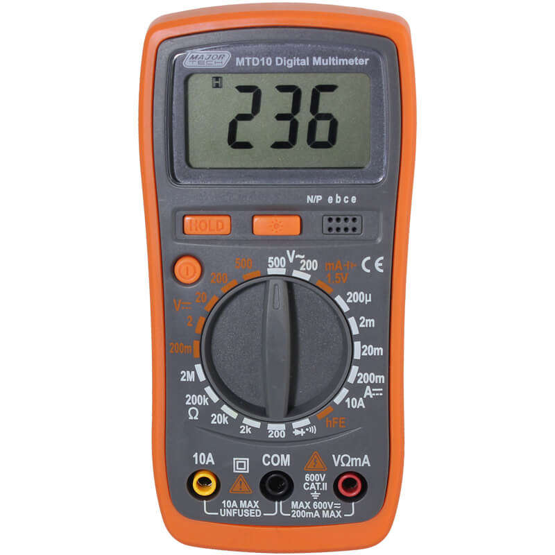 Major Tech - Compact Digital Multimeter (MTD10)