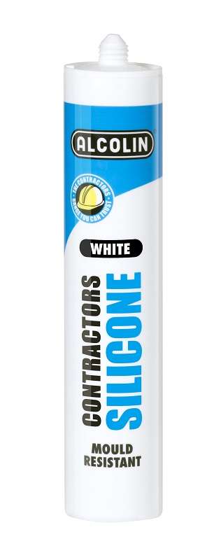 Alcolin - Contractors Silicone - 260ml - White