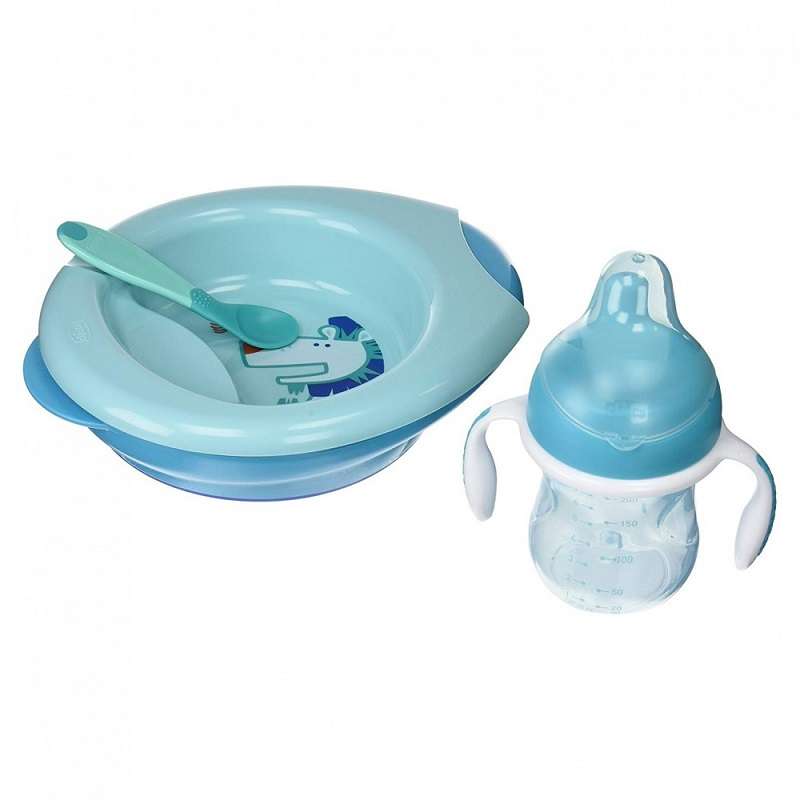 Chicco - Weaning Set - 6 Months - Blue