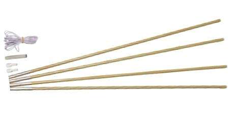 OZtrail Fibreglass Tent Pole Kit - 7.9mm