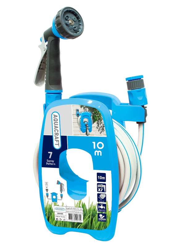 Aquacraft - Hose Pipe 10m incl Reel &amp; Fittings (3/8")