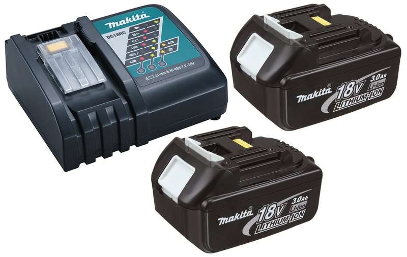 Makita MEGA Combo Kit - 2 x Batteries and 1 x Fast Charger Combo Set