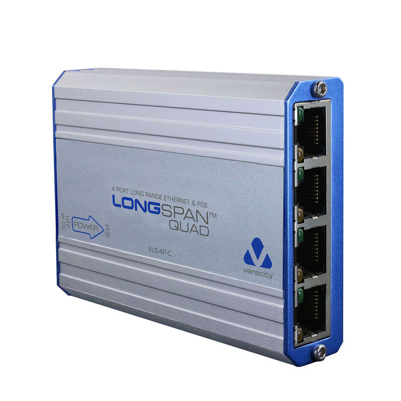 Longspan Quad Port PoE Camera Unit