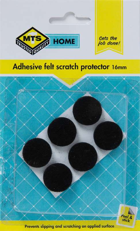 MTS Home Adhesive Scratch Protector 16mm 6 Piece