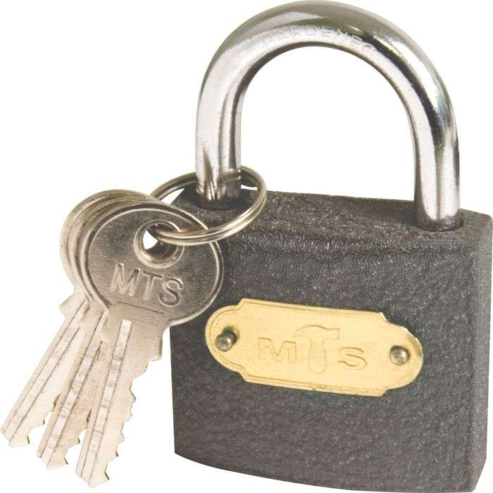 MTS Padlock Iron 50mm D/Blister Wz368