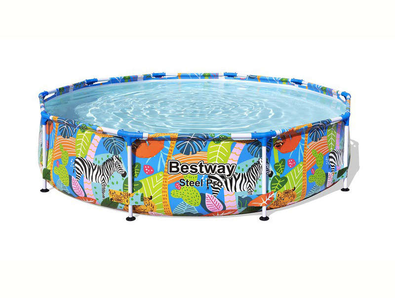 Bestway 3.05m x 66cmSteel Pro Frame Pool - WILD PRINT