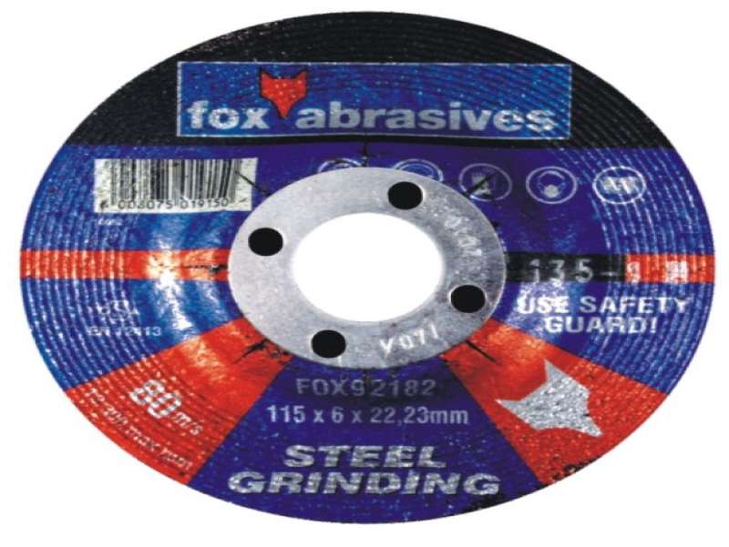 FOX Grinding Disc Steel 115X6.0mm
