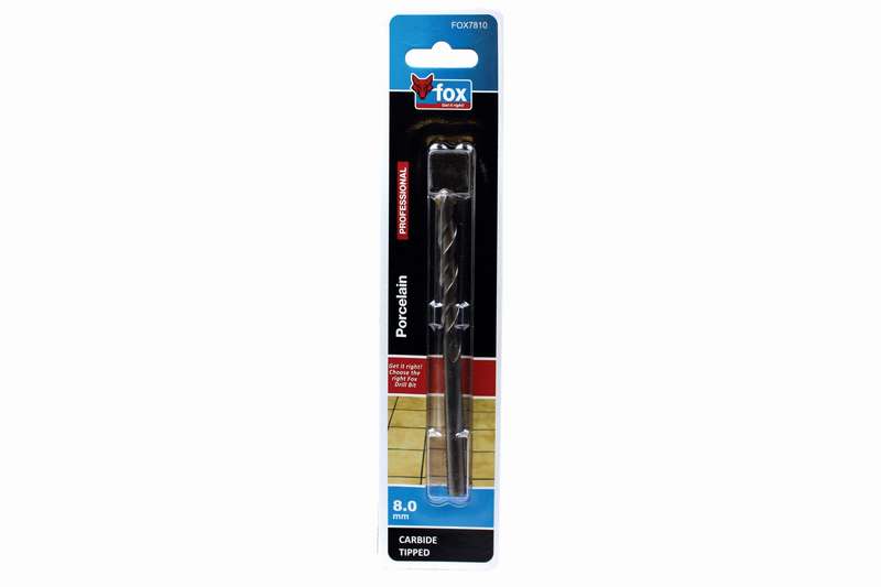 FOX Porcelain / Ceramic Drill Bit 8.0mm