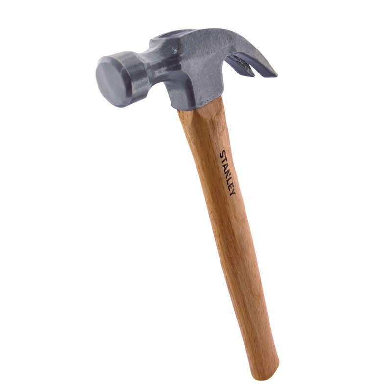 Stanley - Claw Hammer Wooden Handle 450g/16oz