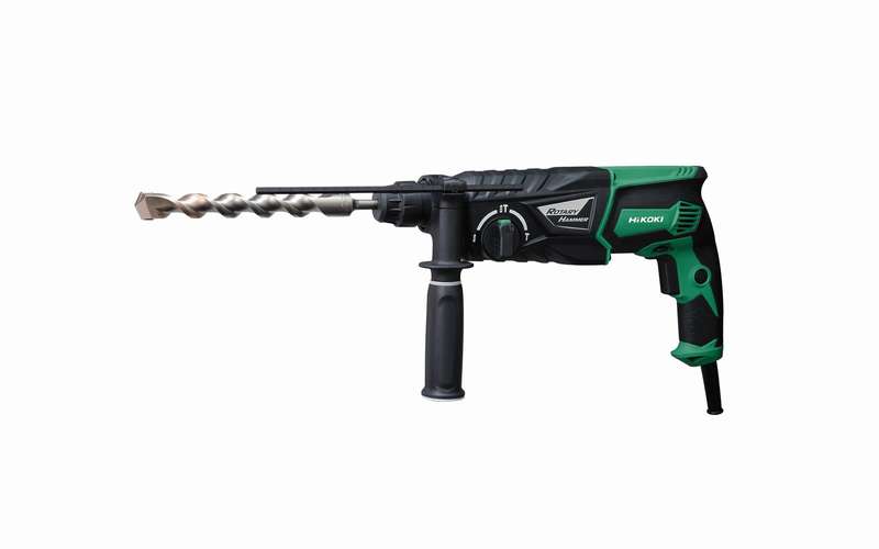 Hikoki Rotary Hammer Drill 830W 3.2J 3 Mode Drilling &amp; Impact  Drilling &amp; Chipping