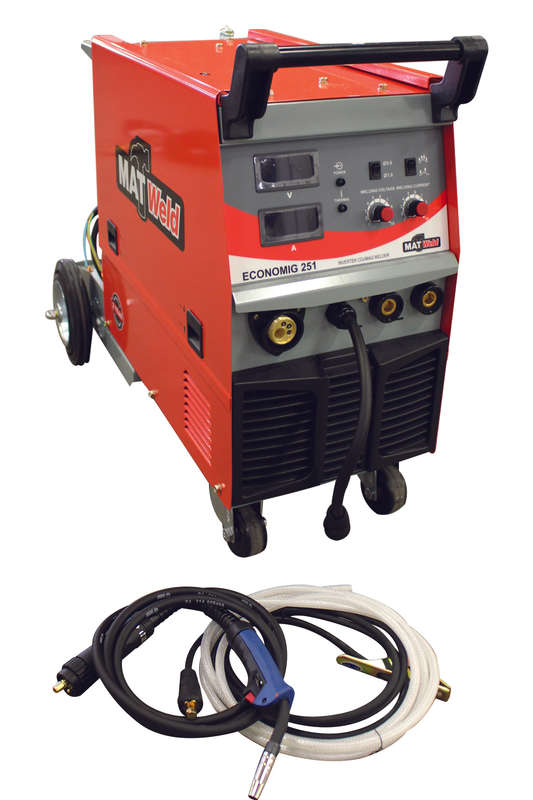 Matweld 250 AMP Single Phase 220V Inverter MIG Welder