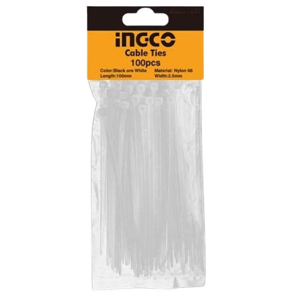 Ingco Cable Ties 100 Pieces 300mm x 4.8mm