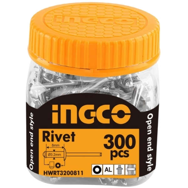 Ingco - Rivet - 300 Pieces