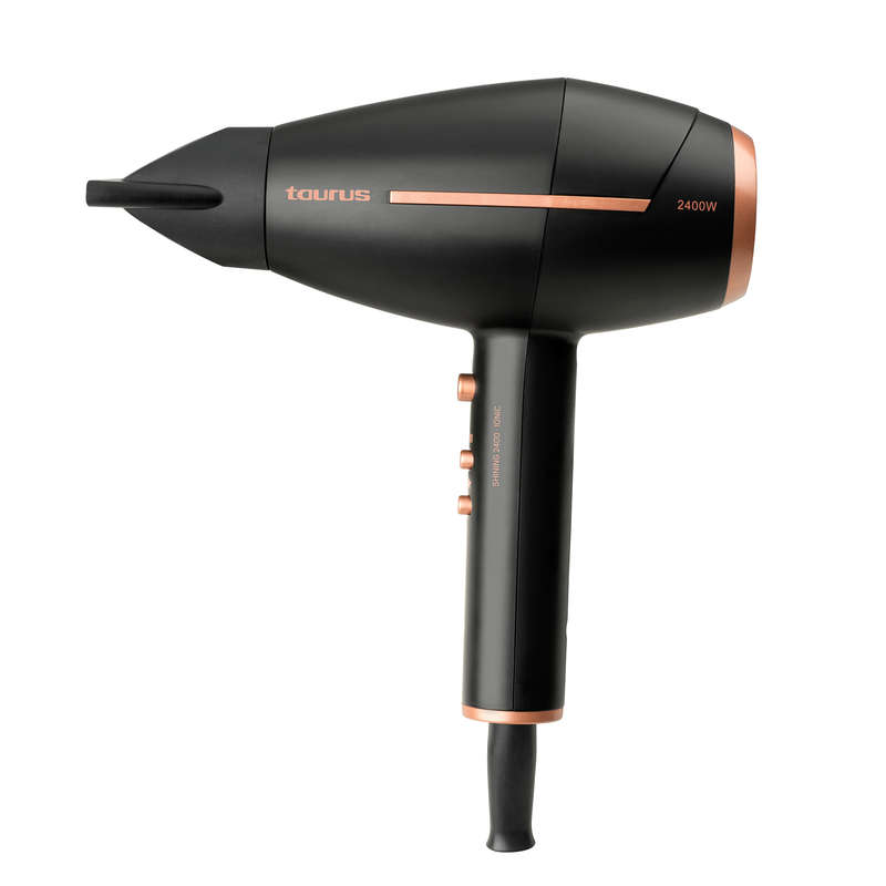 Taurus Hair Dryer AC Motor Black 2 Speed 2400W "Shining 2400 Ionic"