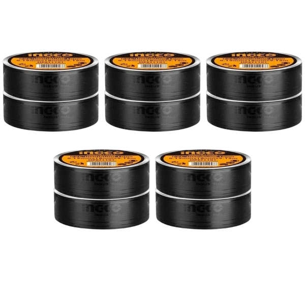 Ingco - Insulating Tape (PVC) - Pack of 10
