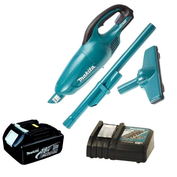 Makita - Cordless Vacuum DCL180Z with Battery and Charger