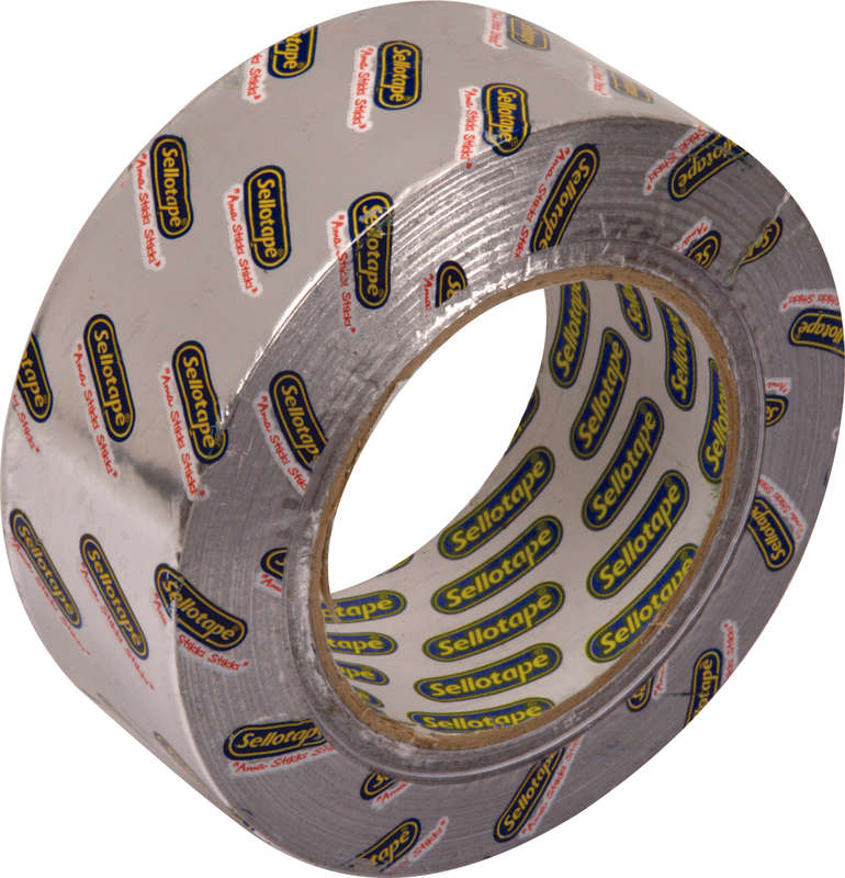 Sellotape Aluminium Foil Tape 48mm x 50m