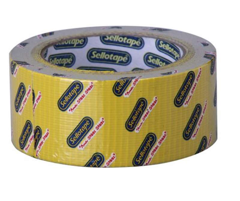 Sellotape Duct Tape Yellow 48mm x 5m