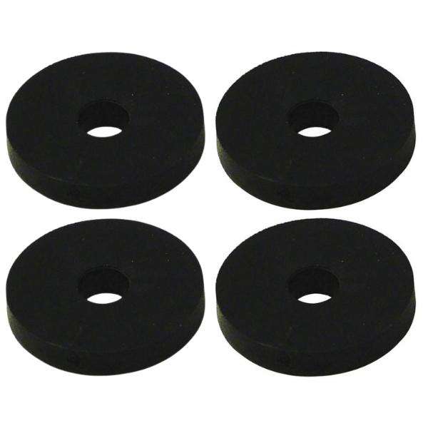 MTS - Flat Tap Washers 19mm Black - 4 Piece