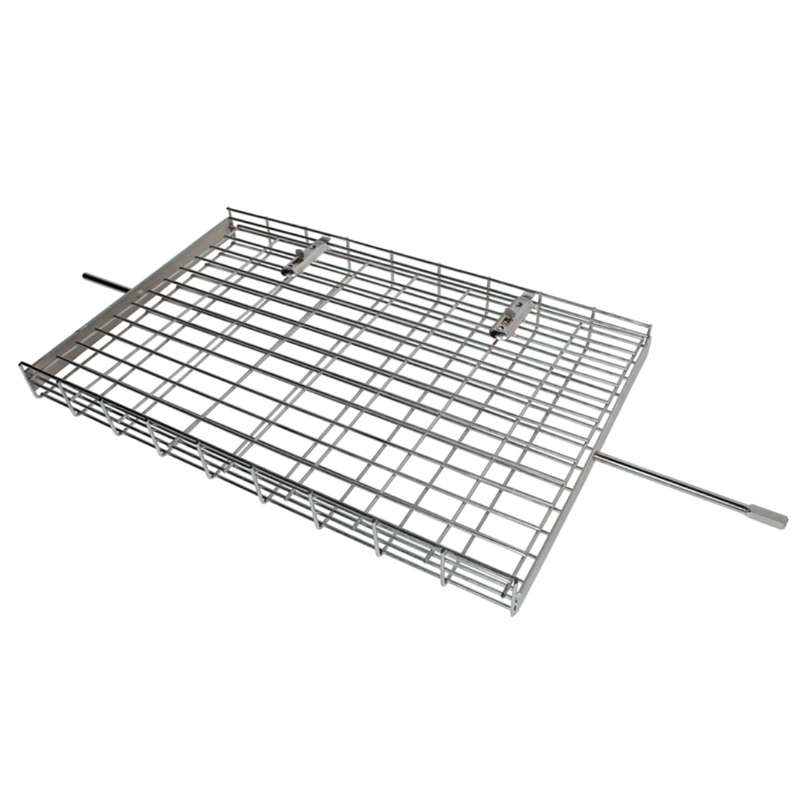 Rotisserie Basket - Large Flat - Chrome