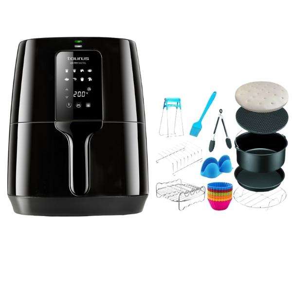 Taurus - Digital Air Fryer 3.5L (1300W) and 28 Piece Accessory Kit