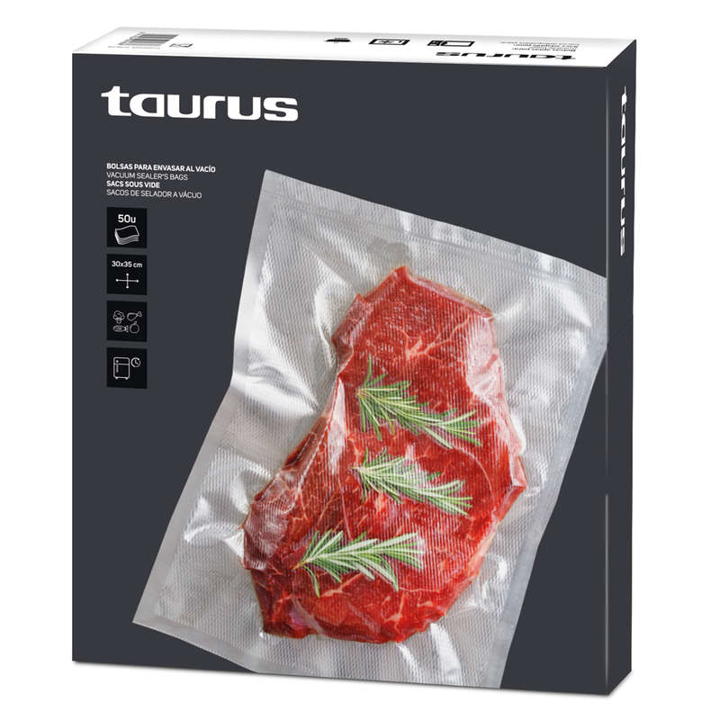 Taurus - "VAC6000" Plastic Vacuum Sealer Bags 30x35cm