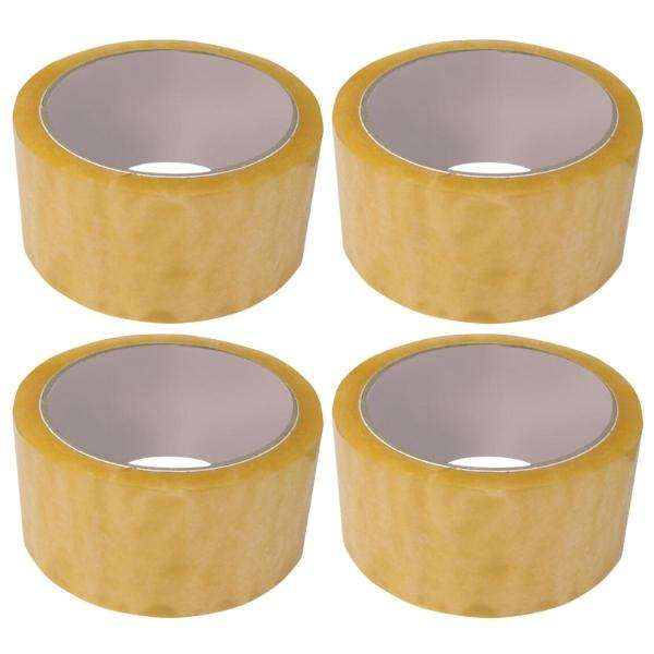 Source Direct - Packaging Tape (Clear Tape) 48mm x 50m - Pack of 4