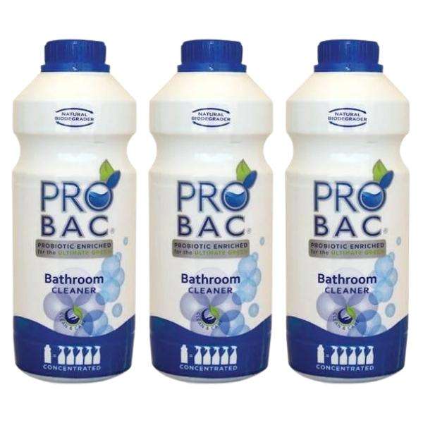 Probac - Bathroom Cleaner 1L - Concentrated - Pack of 3
