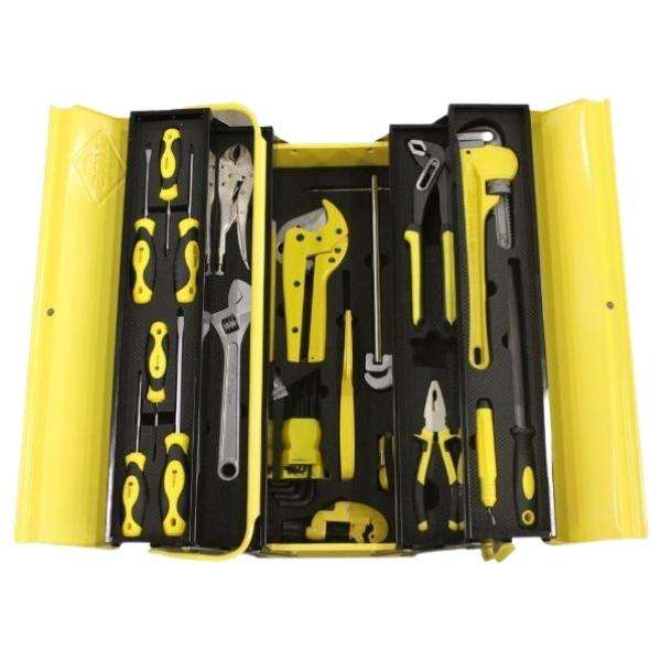 MTS - Plumber's Toolbox / 5 Tray Cantilever Including Tools - 43 Piece