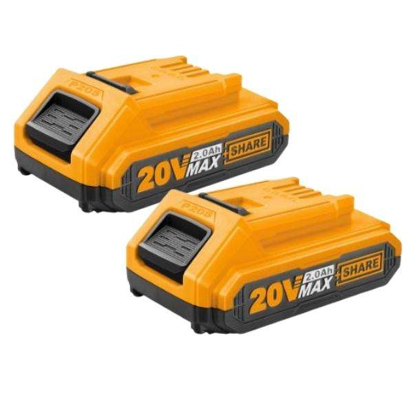 INGCO - Lithium-Ion Battery Pack 2.0Ah - P20S (Pack of 2)