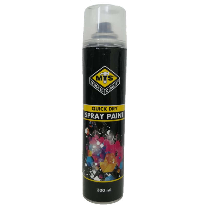 MTS - Clear Lacquer Spray Paint 300ml Aerosol