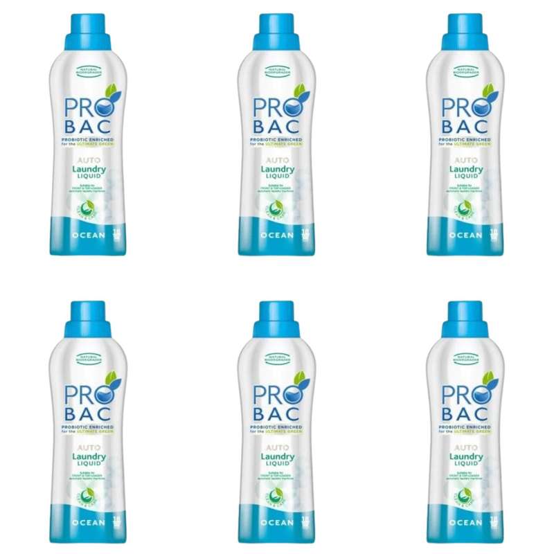 Probac - Laundry Liquid - Ocean 750ml Pack of 6