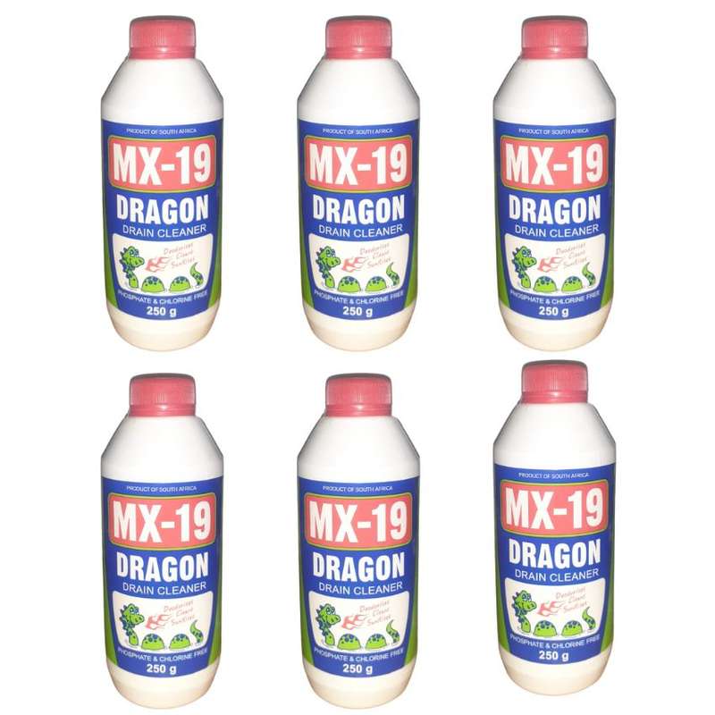 MX-19 Dragon Drain Cleaner 250g - Pack of 6