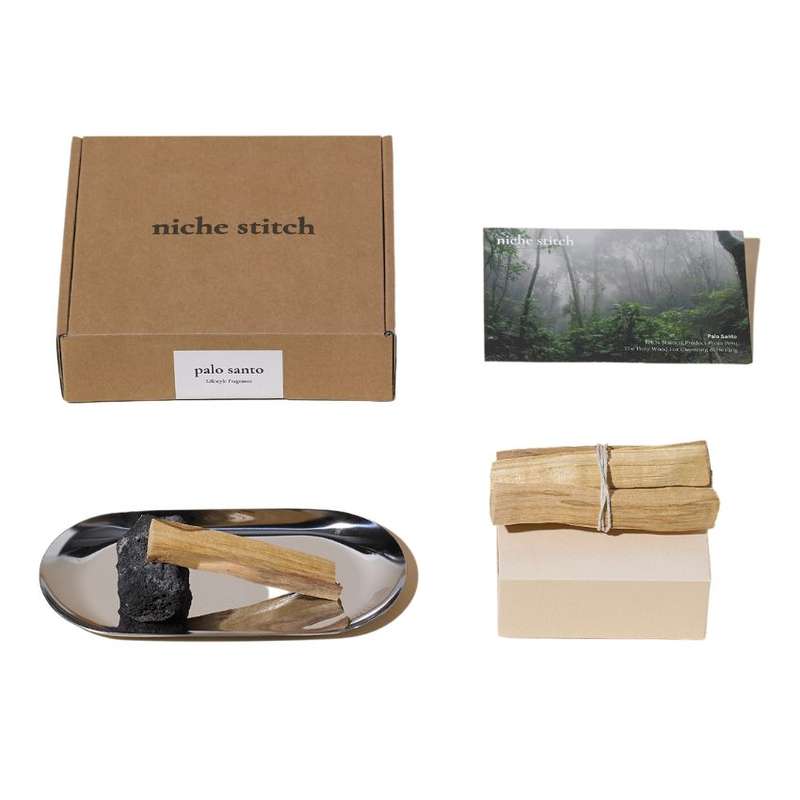 Niche Stitch - Palo Santo Incense Gift Set - Wood Sticks