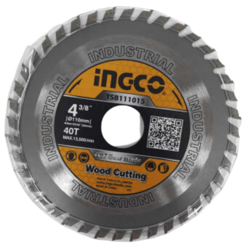 Ingco - TCT Saw Blade 40T - Wood (110mm) - 1 x Blade