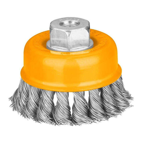 Ingco - Wire Cup Brush Twist + Nut 100 (M14 x 2)