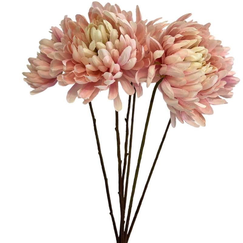 Toolhome Blossoms - Mum Spray - Pink (Pack of 12 Stems) - 58cm