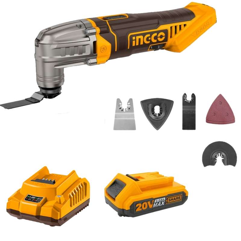 Ingco - Multifunction Tools With 2.0Ah Battery And Charger