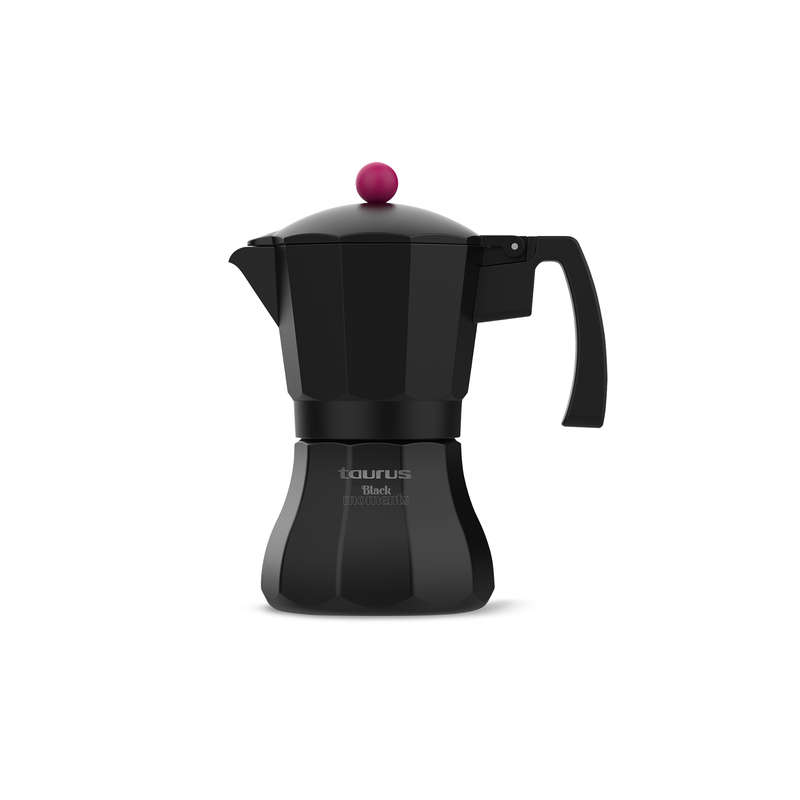 Taurus Coffee Maker Aluminium Black 150ml 3 Cups "Black Moments 3"