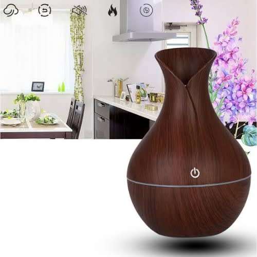 KJR-036 Color Changing LED Ultrasonic Aroma Humidifier - Long.