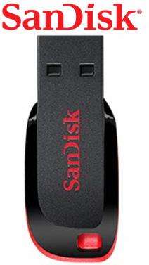 Sandisk Cruzer Blade Usb Flash Drive 8 Gb (Sdcz50-008G-B35)