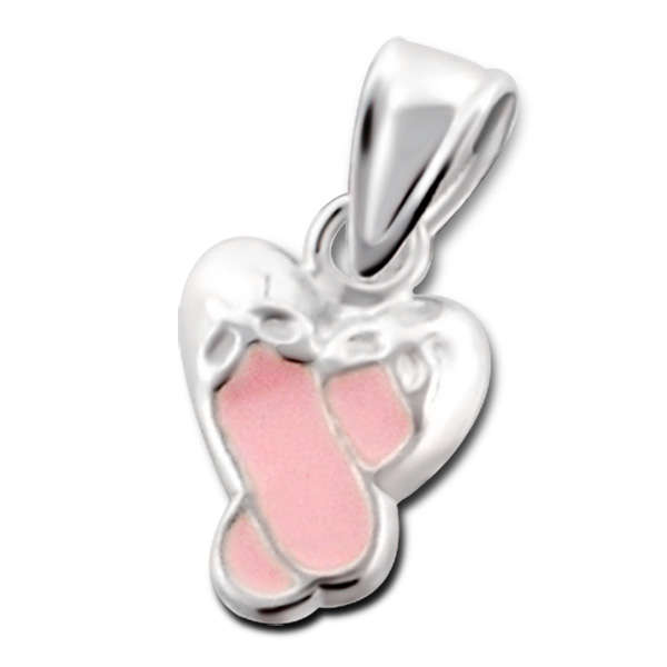 P02023-SS   Sterling silver dolphin pendant necklace